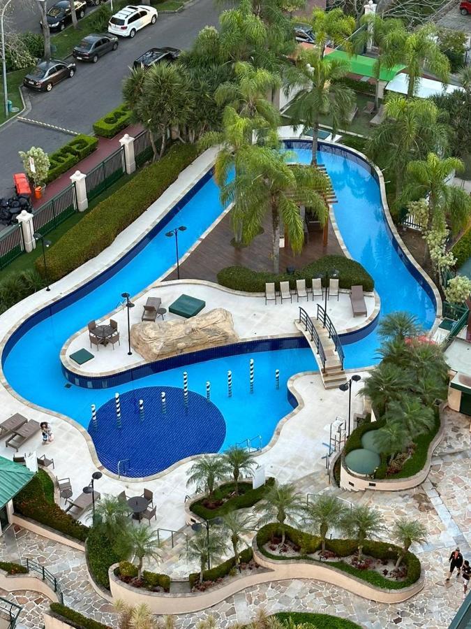 Flat Com Vista Panoramica -15- Na Barra Da Tijuca - Estacionamento Gratuito - Frigobar - Ar Condicionado - Piscina - Academia - Balsa Para Praia Gratis - Varanda - Vista Parcial Mar E Lagoa Rio de Janeiro Exterior photo