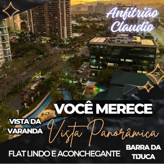 Flat Com Vista Panoramica -15- Na Barra Da Tijuca - Estacionamento Gratuito - Frigobar - Ar Condicionado - Piscina - Academia - Balsa Para Praia Gratis - Varanda - Vista Parcial Mar E Lagoa Rio de Janeiro Exterior photo