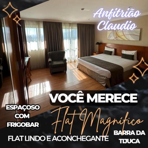 Flat Com Vista Panoramica -15- Na Barra Da Tijuca - Estacionamento Gratuito - Frigobar - Ar Condicionado - Piscina - Academia - Balsa Para Praia Gratis - Varanda - Vista Parcial Mar E Lagoa Rio de Janeiro Exterior photo